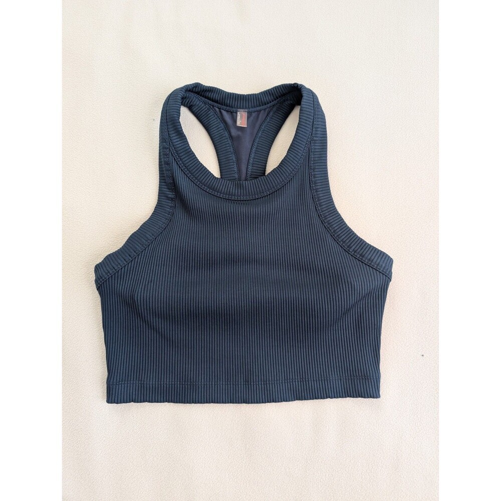 FP Movement by Free People Ribbed Tank Top in Dark Blue